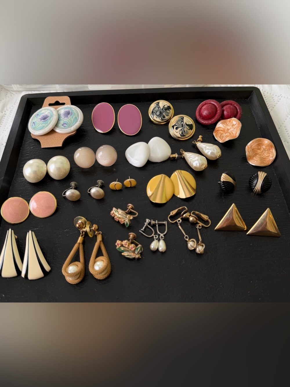 20-Piece Vintage Earrings Lot Bulk